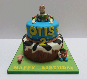 2 tier Toy Story theme