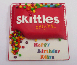 Skittles cake
