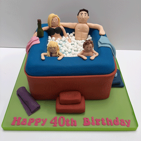 40th Birthday cakes by Fun Cakes