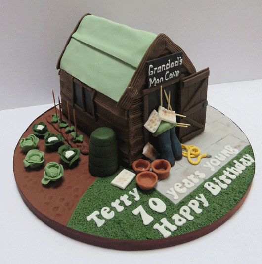 Novelty birthday cakes
