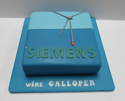 Siemens cake for winning a big contract