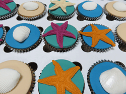 Sea theme cupcakes