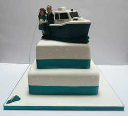 Boat wedding Cake