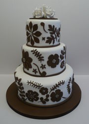 deep wedding cake