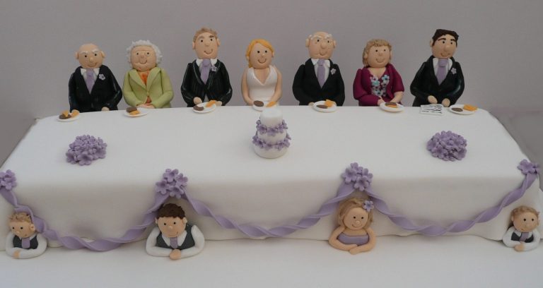 The top table guests wedding cake Top table wedding cake